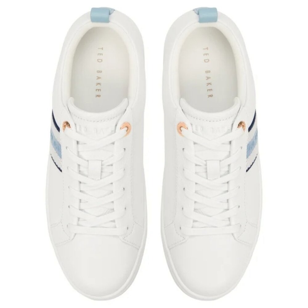 TED BAKER White women Leather Low Top Sneakers‎